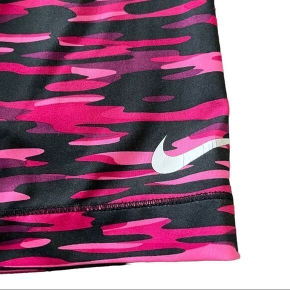 Nike Pro Dri-Fit Printed Relay Crop Activewear Bottoms Size Medium - Picture 6 of 8